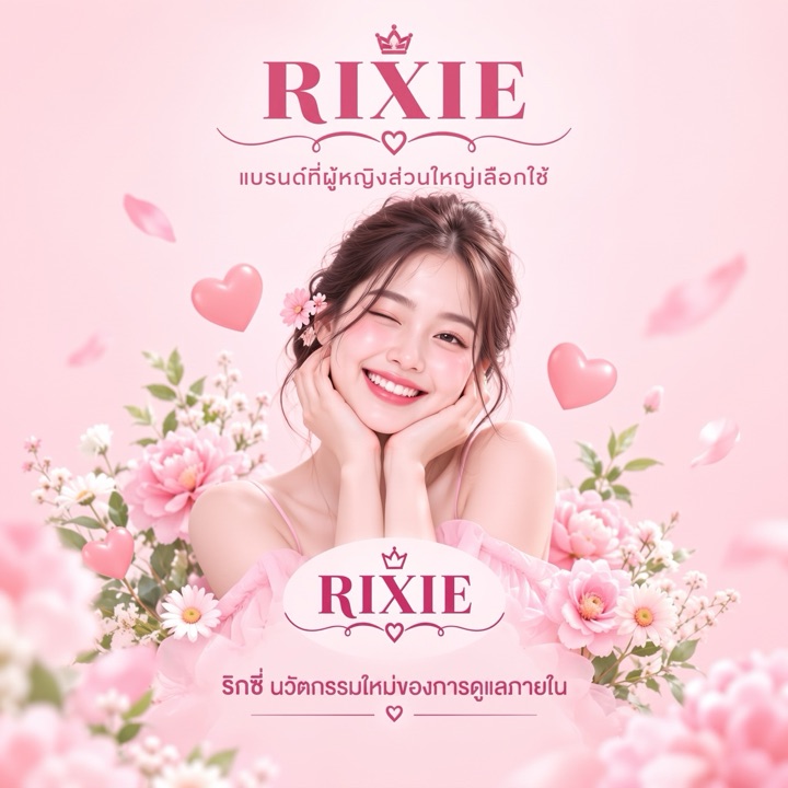 Rixie ริกซี่ — ผลิตภัณฑ์เสริมอาหารสำหรับคุณผู้หญิง บรรจุ 30 แคปซูล